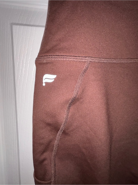 Fabletics Pants - Fabletics Chocolate Brown High-Waist Leggings with Side Pocket